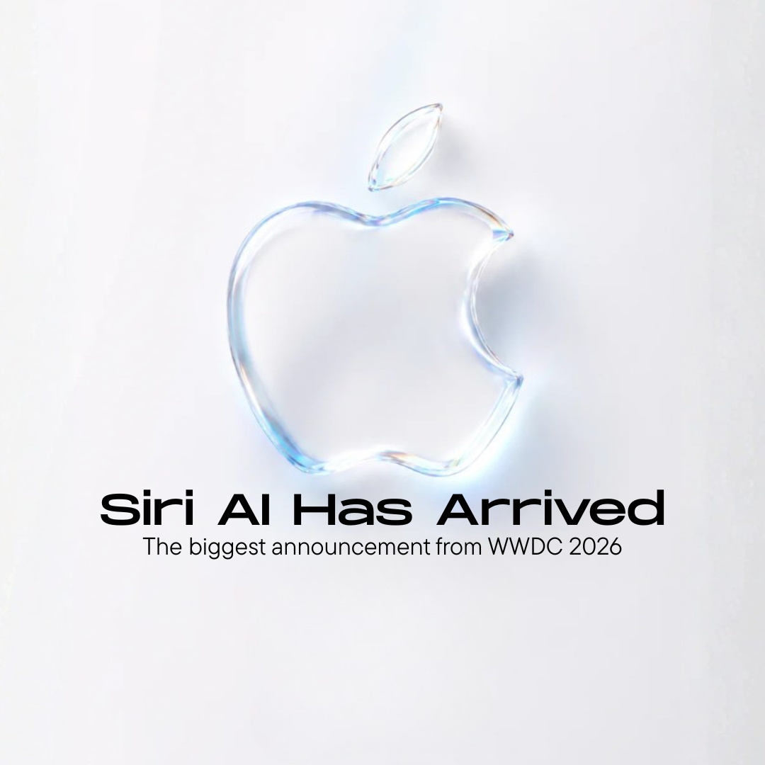 Siri AI announcement highlighting Apple’s next-generation AI assistant unveiled at WWDC 2026