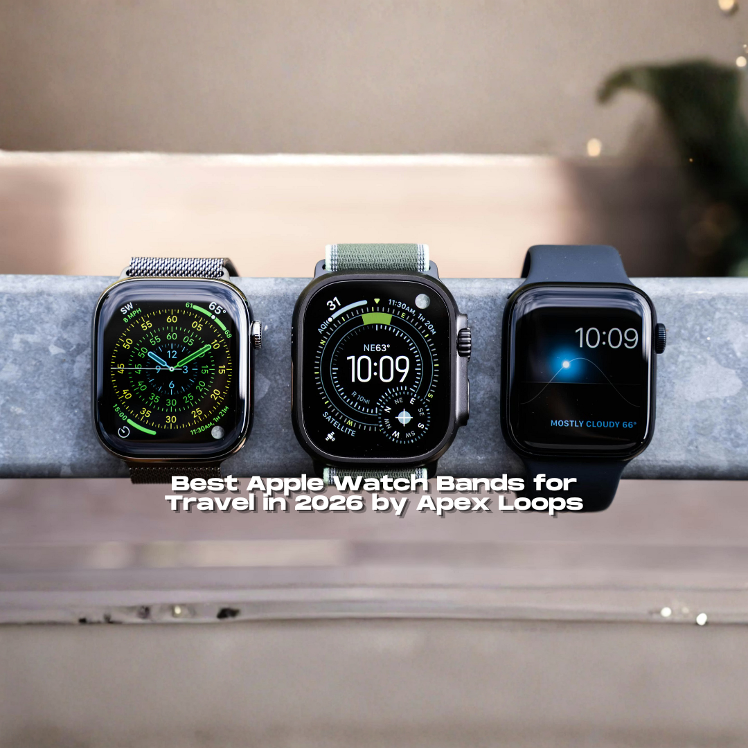 Best Apple Watch bands for travel in 2026 featuring multiple strap styles